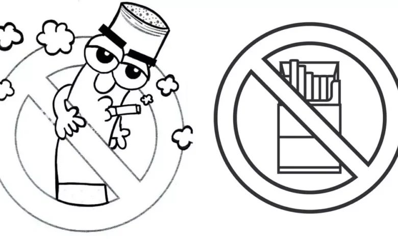 نقاشی سیگار ممنوع