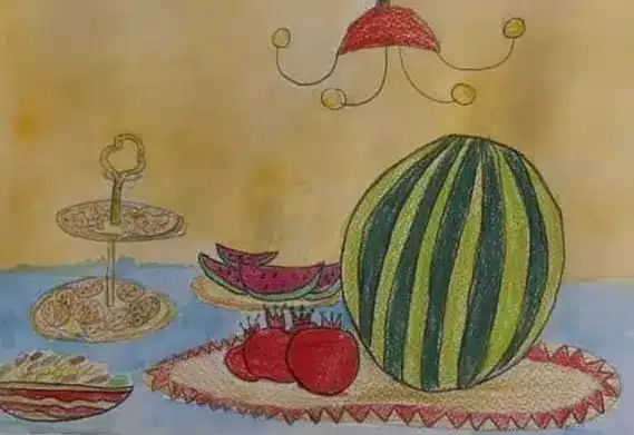 نقاشی شب یلدا 14