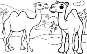 نقاشی شتر