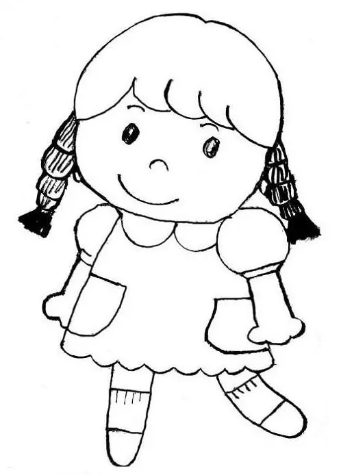 نقاشی عروسک 1