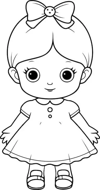 نقاشی عروسک 20