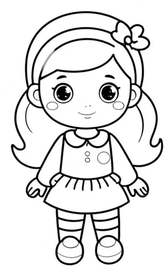 نقاشی عروسک 4
