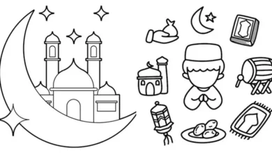 نقاشی ماه رمضان