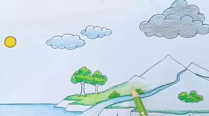 نقاشی مراحل تشکیل رود 10 نقاشی مراحل تشکیل رود 10