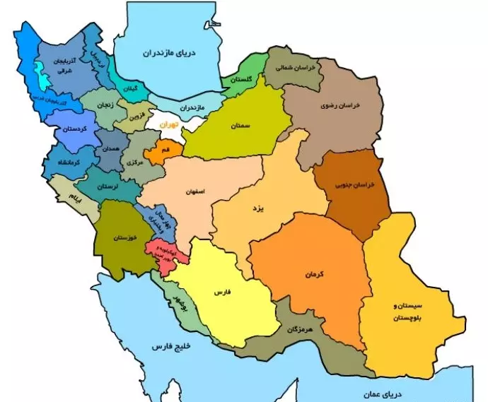 نقاشی نقشه ایران 13
