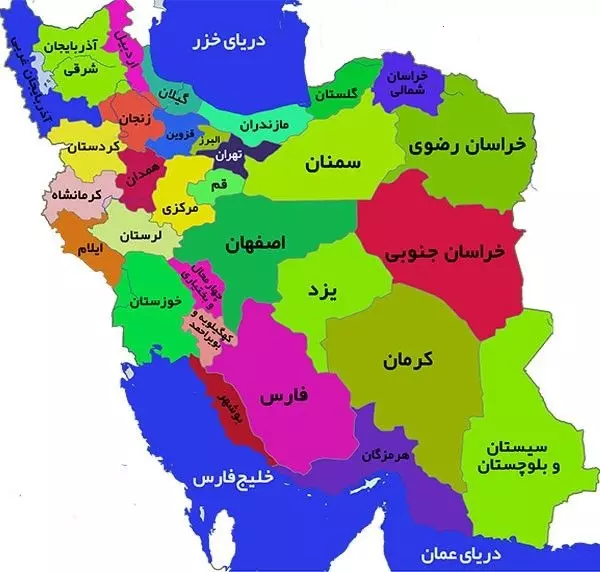 نقاشی نقشه ایران 14
