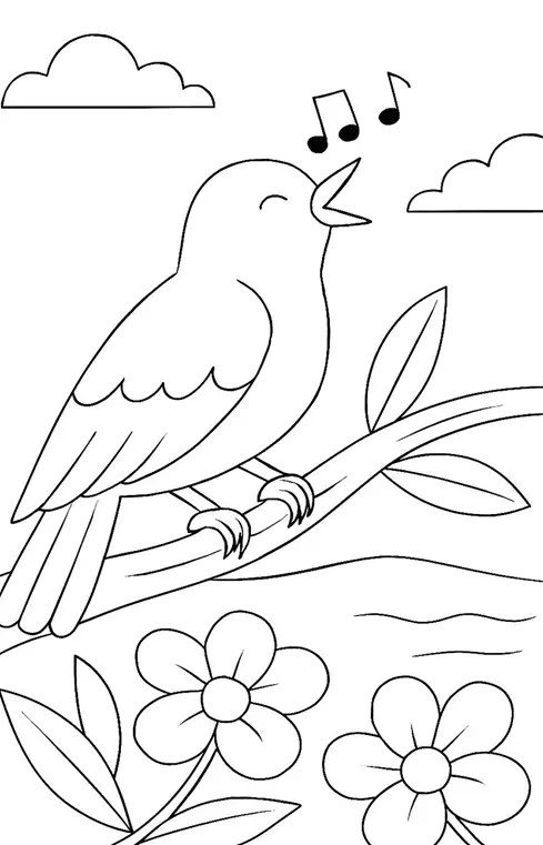 نقاشی گنجشک 18