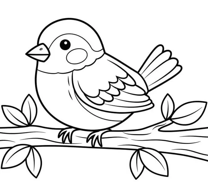 نقاشی گنجشک 20