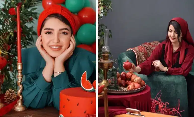 بهترین ژستهای یلدایی دخترانه 2025؛ ایدههای جذاب ژست عکس دخترانه شب یلدا