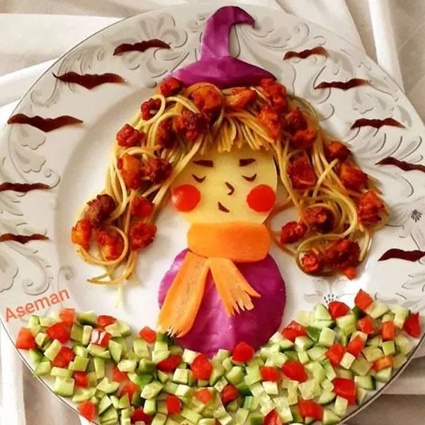 ایده تزیین ماکارونی ساده و شیک برای مدرسه 2 ایده تزیین ماکارونی ساده و شیک برای مدرسه 2