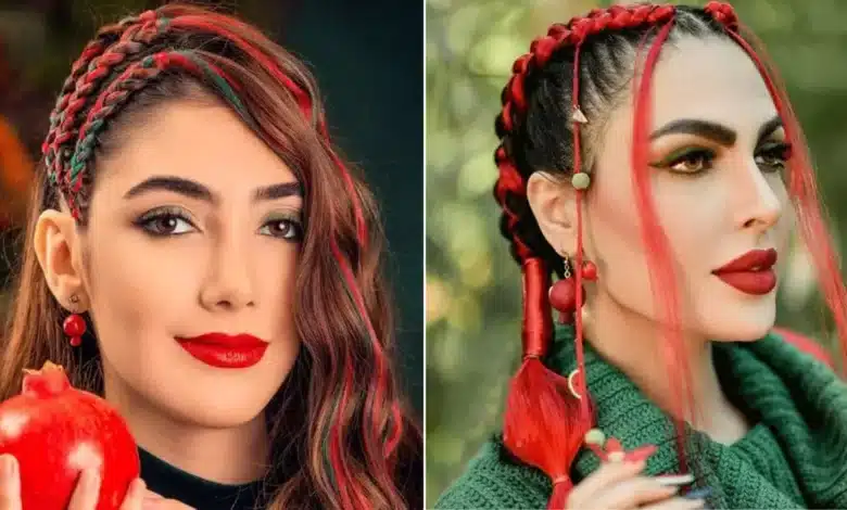 بافت موی شب یلدا