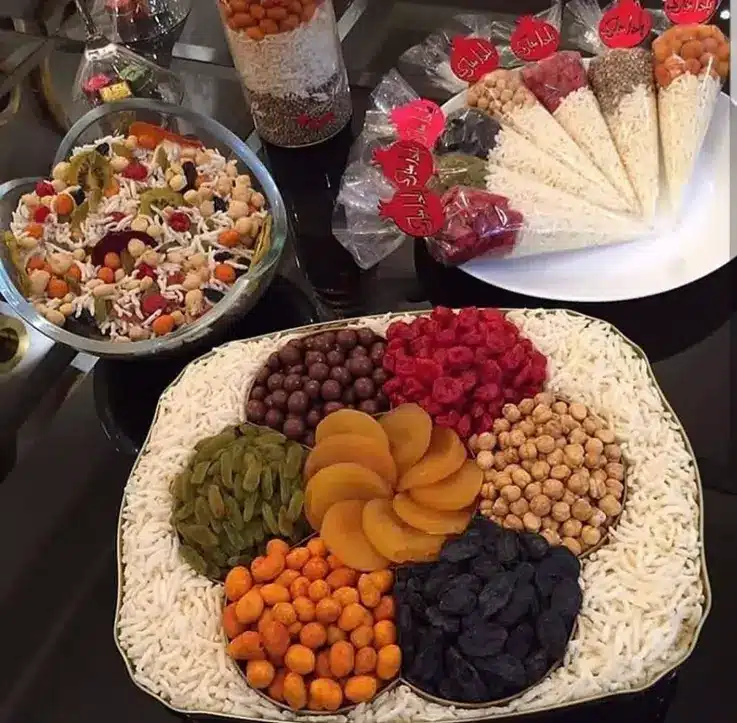 تزیین آجیل شب یلدا 16