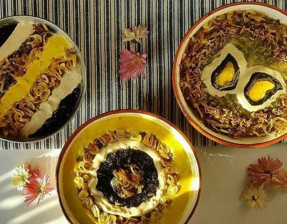 تزیین آش رشته نذری مجلسی 15 تزیین آش رشته نذری مجلسی 15