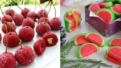 تزیین باسلوق برای شب یلدا