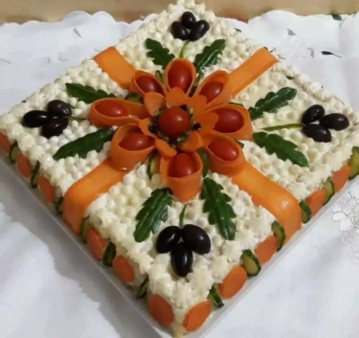 تزیین سلاد ماکارونی برای تولد و مجالس 2 تزیین سلاد ماکارونی برای تولد و مجالس 2