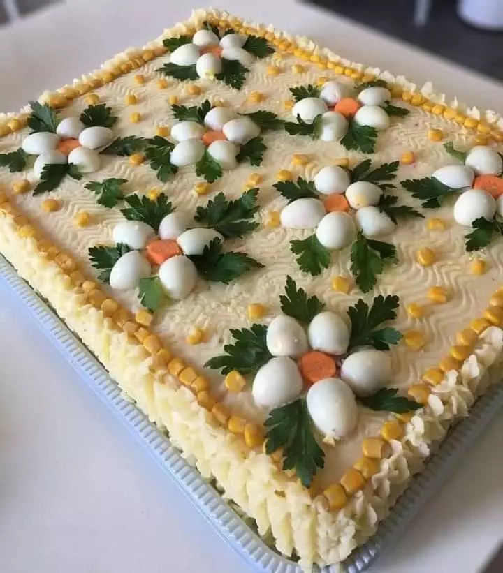 تزیین سلاد ماکارونی برای تولد و مجالس 3 تزیین سلاد ماکارونی برای تولد و مجالس 3