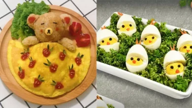 تزیین صبحانه کودک برای مدرسه