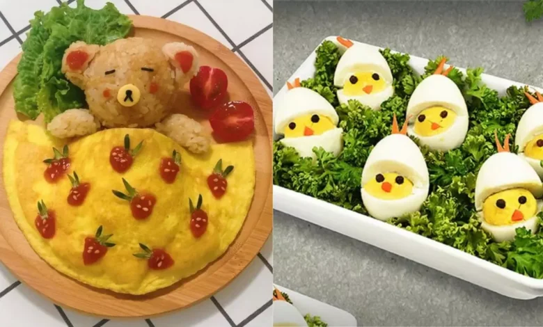 تزیین صبحانه کودک برای مدرسه