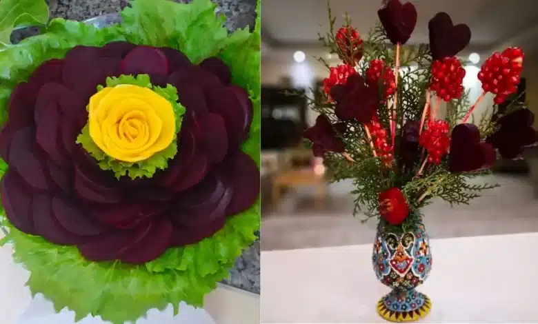 تزیین لبو شب یلدا