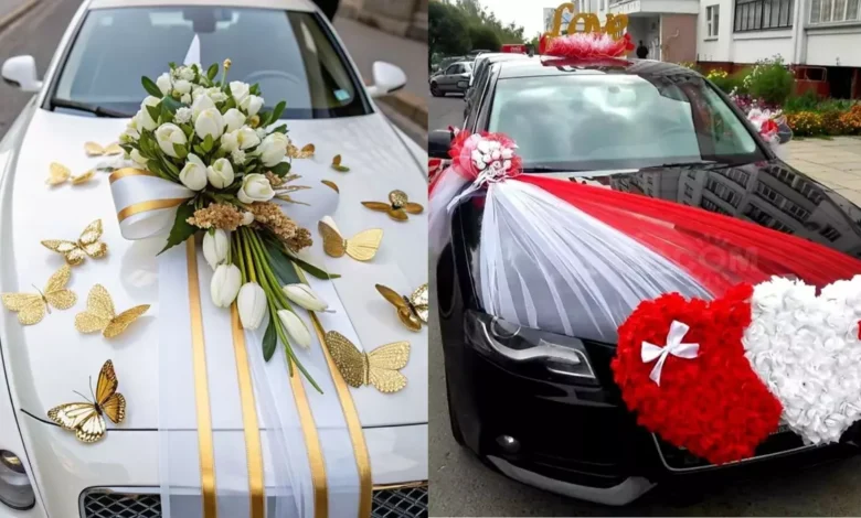 تزیین ماشین عروس