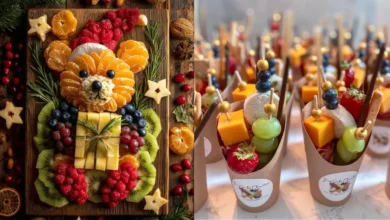 تزیین میوه برای تولد بچه ها