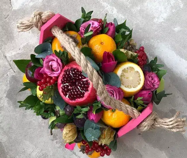 تزیین میوه شب یلدا 1 تزیین میوه شب یلدا 1