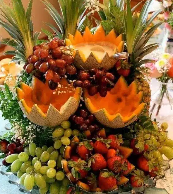 تزیین میوه شب یلدا 11 تزیین میوه شب یلدا 11