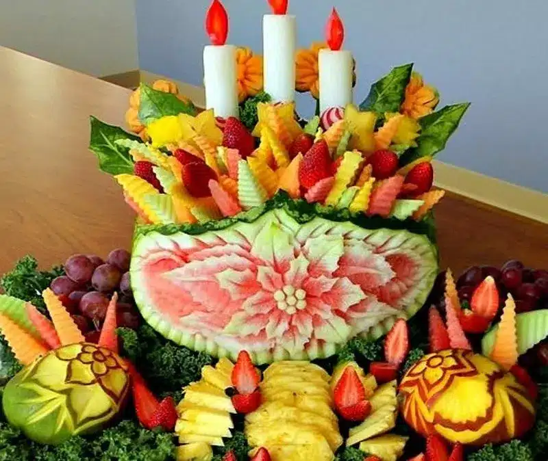 تزیین میوه شب یلدا 12 تزیین میوه شب یلدا 12