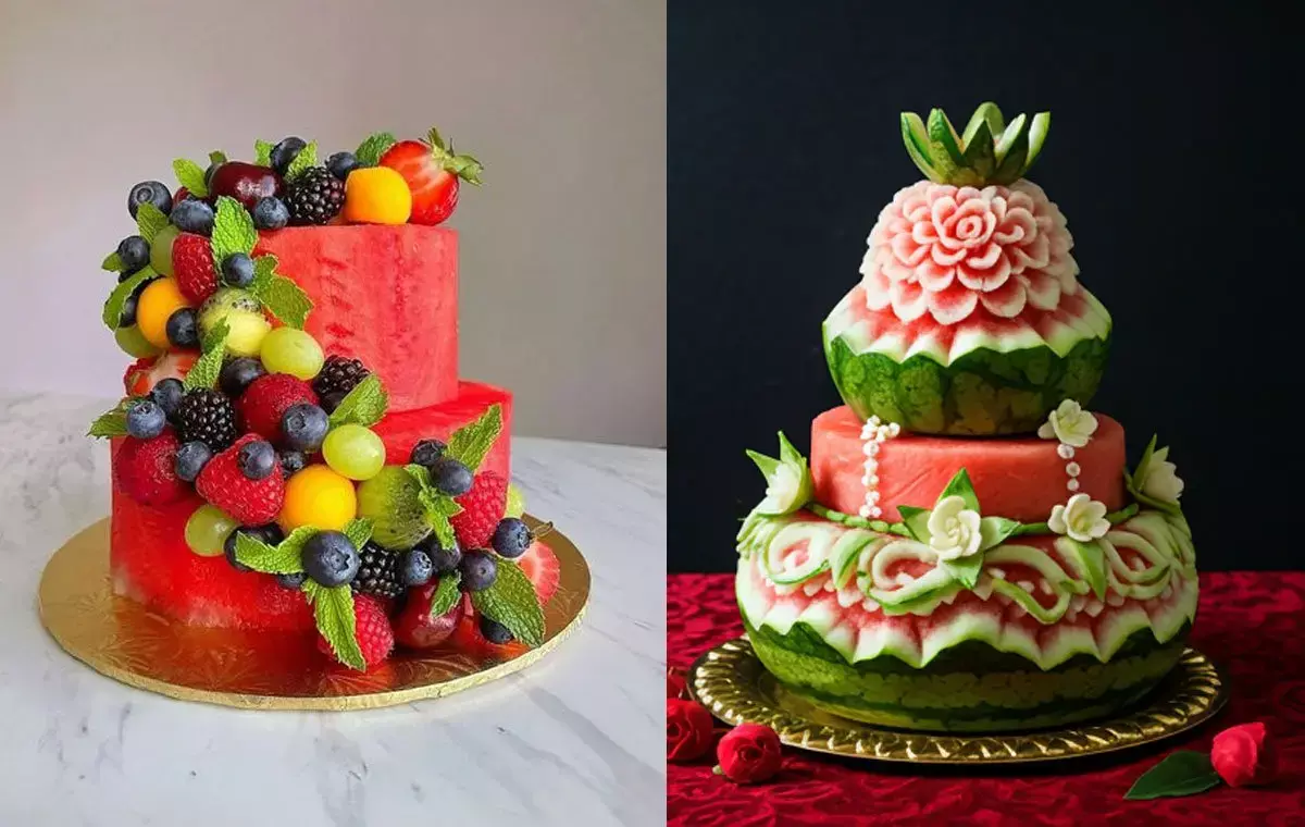 تزیین میوه شب یلدا 2 تزیین میوه شب یلدا 2