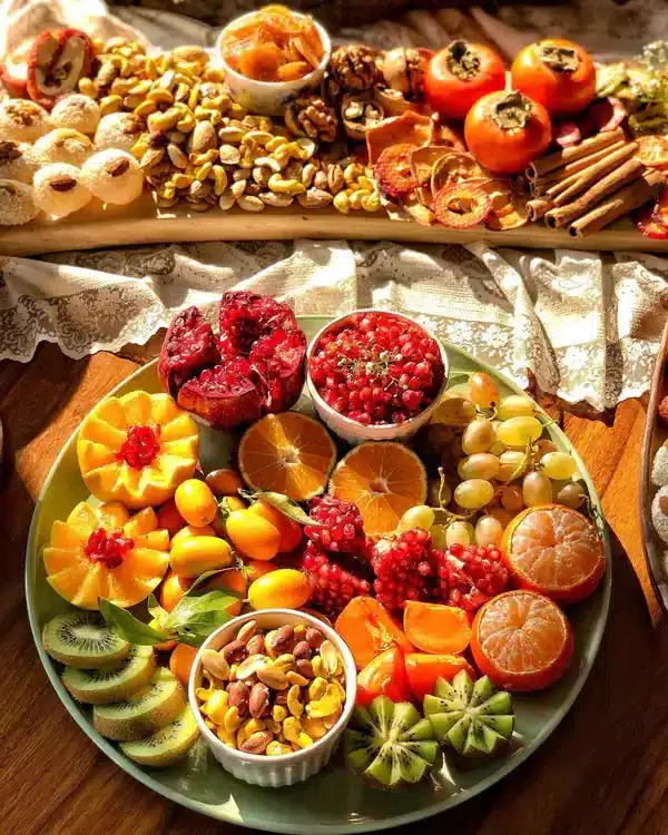 تزیین میوه شب یلدا 26 تزیین میوه شب یلدا 26