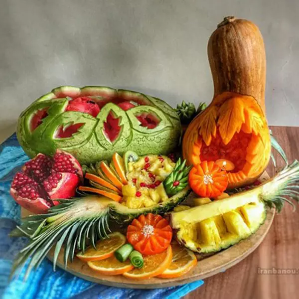 تزیین میوه شب یلدا 29 تزیین میوه شب یلدا 29