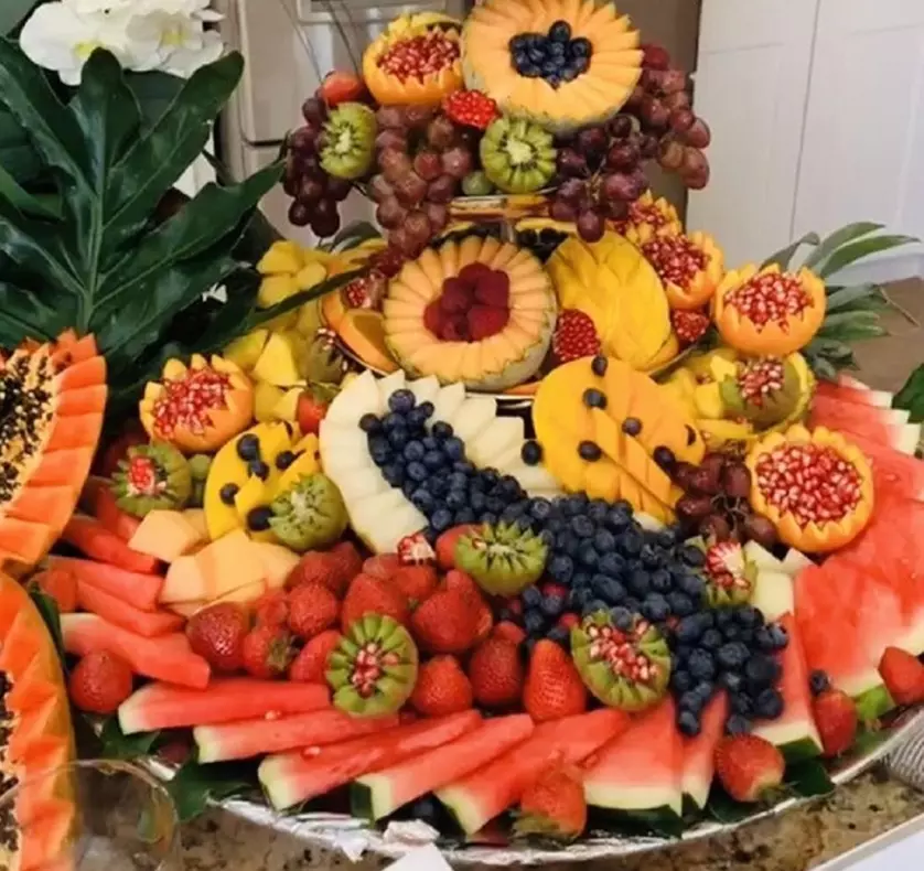 تزیین میوه شب یلدا 4 تزیین میوه شب یلدا 4