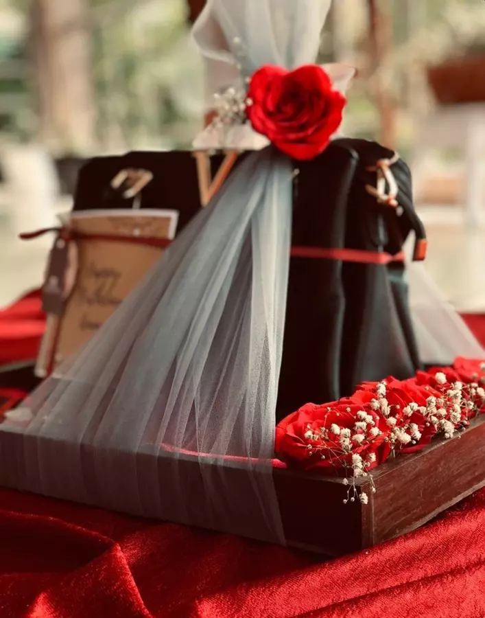 تزیین هدایای شب یلدا برای عروس 12 تزیین هدایای شب یلدا برای عروس 12