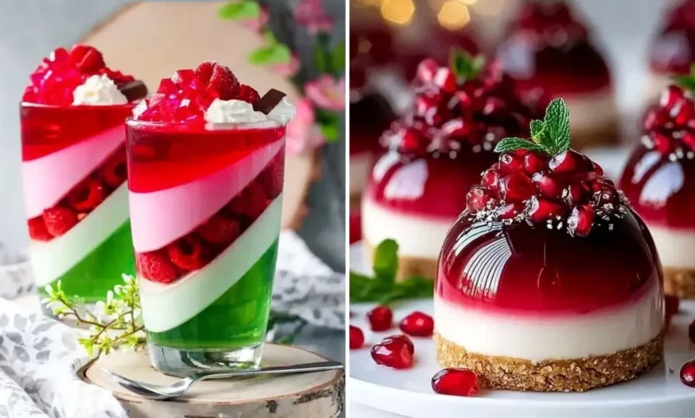 تزیین ژله شب یلدا