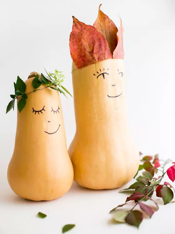تزیین کدو حلوایی شب یلدا 7