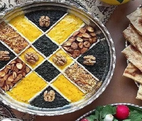 تزیین کشک و بادمجان 5 تزیین کشک و بادمجان 5