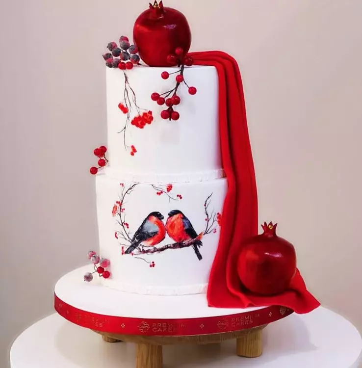 تزیین کیک شب یلدا 16
