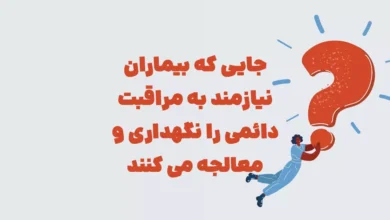 جایی که بیماران نیازمند به مراقبت دائمی را نگهداری و معالجه می کنند