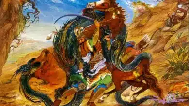 خلاصه درس هفت خان رستم کلاس ششم در ده خط