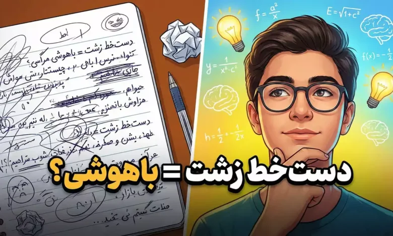 دست‌خط خرچنگ قورباغه