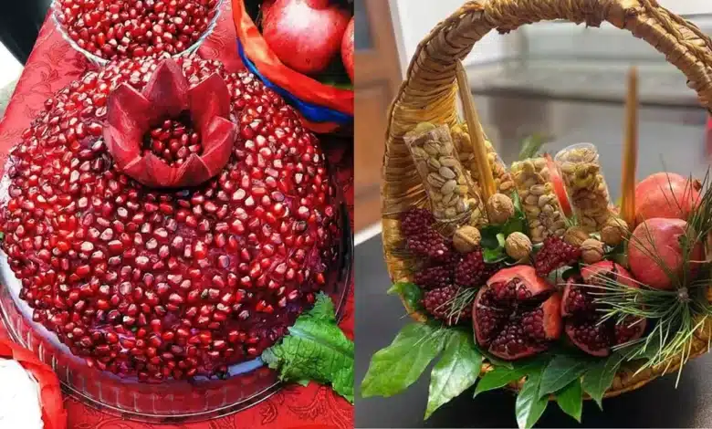 دیزاین انار شب یلدا