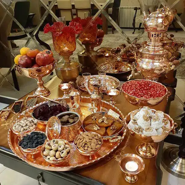 دیزاین میز شب یلدا 11