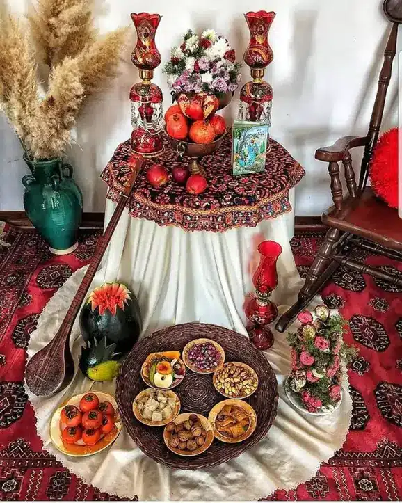 دیزاین میز شب یلدا 2