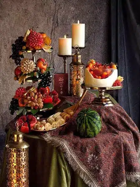 دیزاین میز شب یلدا 22