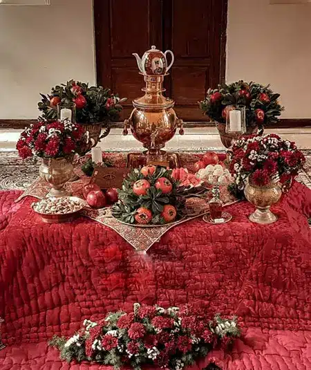 دیزاین میز شب یلدا 24