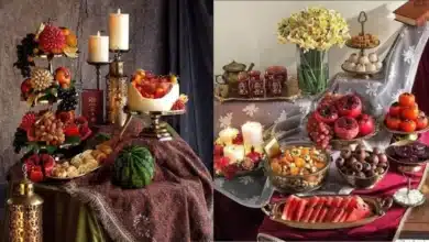 دیزاین میز شب یلدا
