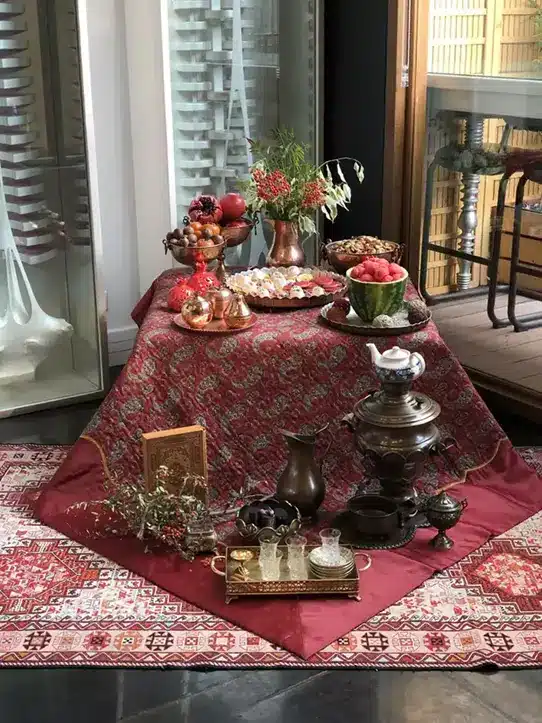 دیزاین میز شب یلدا 4
