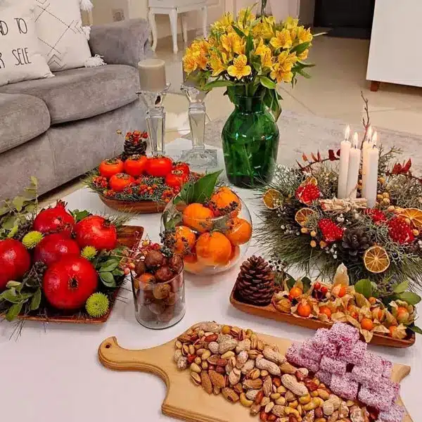 دیزاین میز شب یلدا 9