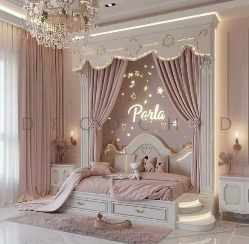 مدل تخت خواب فانتزی پرنسسی دخترانه 20