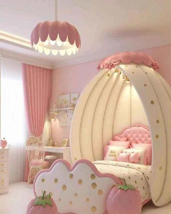 مدل تخت خواب فانتزی پرنسسی دخترانه 21